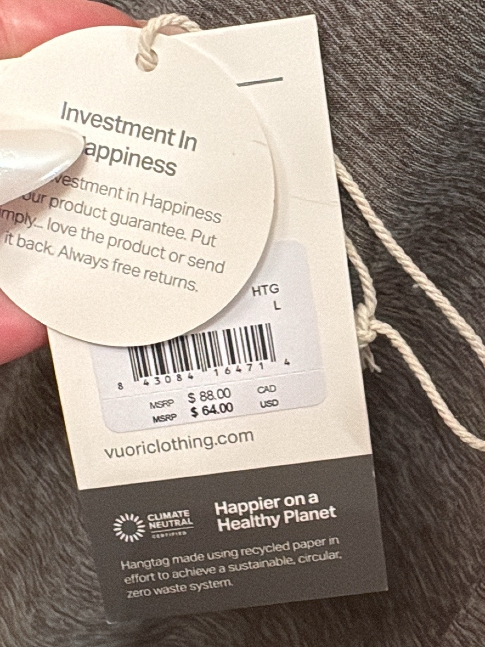 Vuori Men's Long Sleeve - Picture 8 of 9